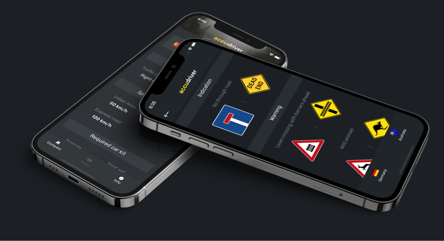 accudriver mobile screenshots